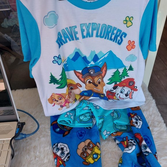 3-$30 Paw Patrol Unisex Polyester 3 Piece Pajama Set - Picture 13 of 14